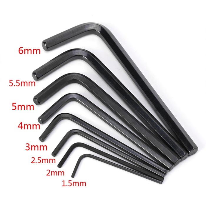 Multi Metric Black Finish Hexagon 1