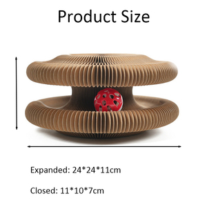 Rascador para Gatos Transformable, Juguete para Gatos Resistente al Desgaste, Sin Residuos, Tabla de Rascado con Bola Resistente a los Arañazos - Product Image 6