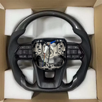 Volant en fibre de carbone pour Toyota Hilux N70 Land Cruiser Prado LC200 Corolla Crown Hiace Reiz RAV4 Fortuner Sienna Commuter