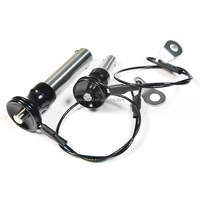 Goupilles à dégagement rapide en acier inoxydable et aluminium de haute résistance de 3/8 pouces indexant les plongeurs à bille à ressort avec porte-clés