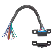 16-Pin OBD2 Buchsenstecker auf offenes OBD-Kabeladapter OBDII DIY Verlängerung Buchse Stecker auf farbiges Blankkabel 16-Pin-Kabel