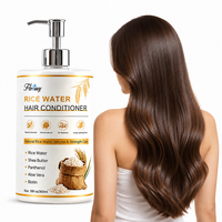 Après-shampoing Réparateur Anti-Casse et Anti-Frisottis à l'Eau de Riz, Beurre de Karité et Biotine pour Cheveux Abîmés : Hydratation, Lissage et Volume