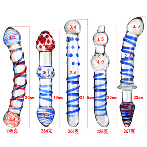 Plugs anaux en verre de grande longueur, sex toys pour adultes - Product Image 6