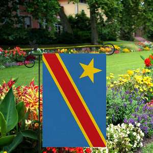 Drapeau <span class=keywords><strong>de</strong></span> la République démocratique du Congo, extérieur, en lin <span class=keywords><strong>de</strong></span> haute qualité, 12*18 pouces, plus <span class=keywords><strong>de</strong></span> styles pour vous <span class=keywords><strong>de</strong></span> choisir - Product Image 3