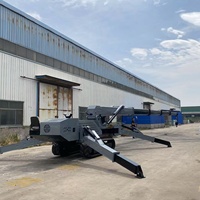 Grue araignée électrique/diesel Sipaite 10 tonnes avec système hydraulique, commande à distance, hauteur de levage 21 m et portée 19 m