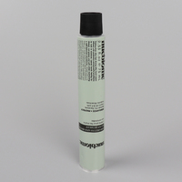 Tubo de metal para embalaje cosmético plegable de aluminio con tapa de rosca grande de 22mm de diámetro