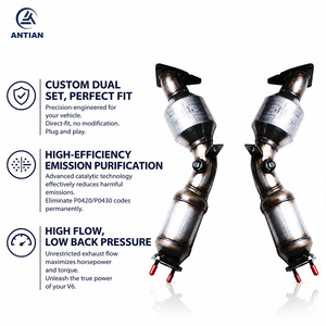 เครื่องฟอกไอเสียเชิงเร่งปฏิกิริยา L & R สำหรับ Infiniti EX37 EX35 FX35 370Z 350Z นิสสัน - Product Image 1