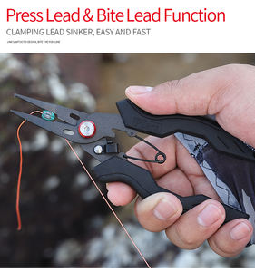 คีมตกปลาอเนกประสงค์ KLIFISHING ทำจากสแตนเลส พร้อมกรรไกร ด้ามจับกันลื่น ออกแบบตามหลักสรีรศาสตร์ - Product Image 3