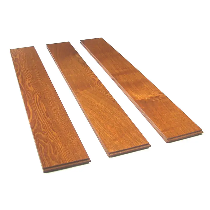 चिकना क्रिस्टल हेरिंगबोन प्राकृतिक लकड़ी का लुक तीन-परत ठोस लकड़ी मिश्रित लकड़ी का फर्श