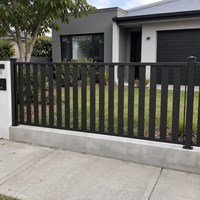 Panneaux de clôture en aluminium de qualité supérieure pour zones côtières, 6063-T5, résistants au sel, revêtement poudré, écran d'intimité pour l'Australie et la Nouvelle-Zélande
