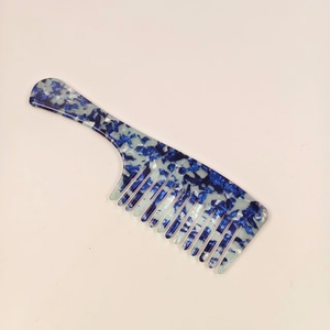 SINAYA Peigne à dents larges personnalisé <span class=keywords><strong>de</strong></span> 20 <span class=keywords><strong>cm</strong></span>, épaisseur 4 mm, toutes couleurs et formes, pour boucles <span class=keywords><strong>de</strong></span> cheveux, peignes <span class=keywords><strong>de</strong></span> douche pour femmes et filles - Product Image 5