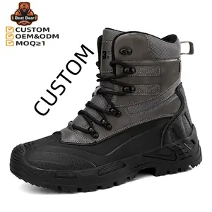 Outdoor Sport Men's hiking Shoes For Camping Hiking Boots Mountain Non-slip waterproof hunting boots custom shoes customization