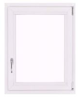Ventana Abatible de PVC con Doble Acristalamiento, Vidrio Aislante, Eficiencia Energética, Insonorizada, Ventana de PVC para Vivienda, Villa o Apartamento