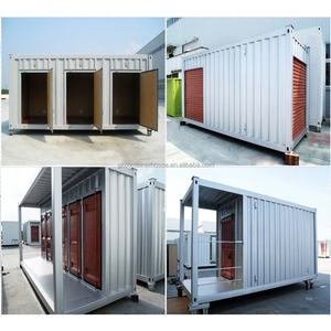 Khung thép 20ft 40ft prefab Modular di động di chuyển <span class=keywords><strong>Container</strong></span> vận chuyển kho lưu trữ nhà để xe để bán - Product Image 6