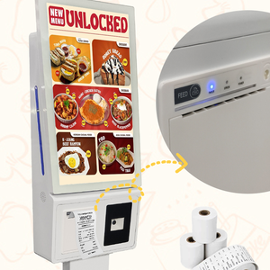Kioscos de Pago para Comida Rápida, Tótems de Autoservicio de Tamaño Pequeño con Pantalla LCD Digital y Señalización, con WIFI, Bluetooth, para Montaje en Pared/Suelo - Product Image 4
