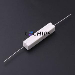 Resistencia de Orificio Pasante SQP 10W 100R J, Componente de Orificio Pasante (THT), 48x10mm, Cemento, 100 Ohm, 5% - Product Image 2