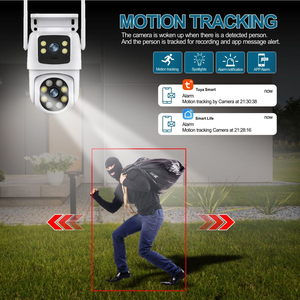 Inlifecam tuya ứng dụng thông minh 4MP + 4MP ngoài trời Bullet PTZ ống kính kép Wifi PoE IP Camera Mạng Nhà CCTV Camera ai Pan nghiêng máy ảnh - Product Image 6