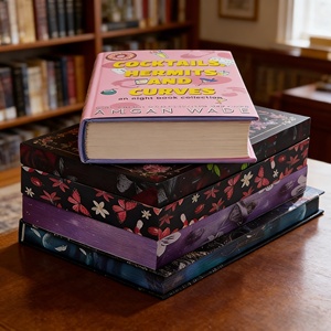 Impression personnalisée de livres, éditions reliées, roman d'amour, encre noire et blanche, reliure rigide, impression de livres de fiction, roman avec tranches dorées - Product Image 1