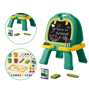 Hochwertiges doppelseitiges magnetisches Zeichenbrett für Kinder im Großhandel Kunststoff multifunktion ales Brettst änder spielzeug für Kinder - Product Image 4