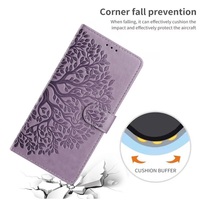 Étui portefeuille en cuir PU avec fentes pour cartes, accessoires de téléphone pour iPhone 17 16 15 14 13 12 11, coque de téléphone tendance pour Samsung A26 A36 A56