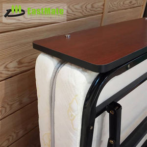 वयस्कों के लिए आधुनिक उच्च गुणवत्ता वाले एकल तह धातु बिस्तर 50 अतिरिक्त मोवेबल बेड पे बैग + कार्टन पैकेजिंग - Product Image 3