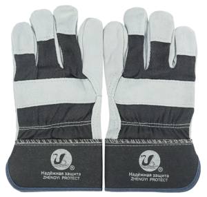 Guanti da Lavoro in Pelle Bovina di Alta Qualità, Anti-Impatto e Anti-Calore, Lunghezza 26cm, per Mani, Produttore ed Esportatore - Product Image 6