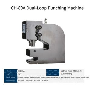 Machine de poinçonnage hydraulique pour profilés en acier, machine de poinçonnage trois côtés pour acier cornière, acier profilé, matières premières en acier, poutres en H, tôles d'acier - Product Image 5