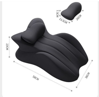 Oreiller de luxe en mousse à mémoire de forme, forme de cale, motif floral, pour couples, aide sexuelle érotique Kamasutra