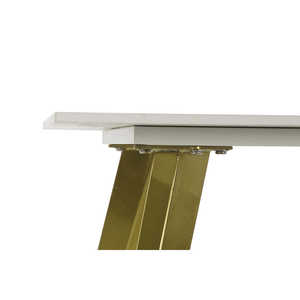 <b>Side</b> <b>Table</b> Ceramic Metal 60x60x48 <b>Gold</b> - Product Image 2