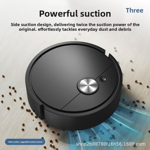 Robot Aspirapolvere Intelligente Transfrontaliero con Ricarica e Percorso Casuale, Funzione Lavaggio - Elettrodomestico in Polipropilene - Product Image 4