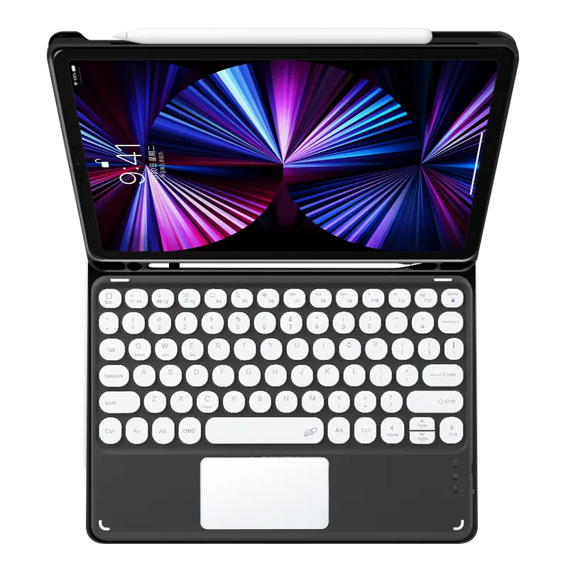 Wireless Keyboard Tablet Case For IPad Mini 6 With Keyboard For IPad Mini 6 Case Cover With Pencil Holder
