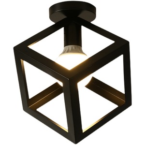 Petits plafonniers à LED Style rétro <span class=keywords><strong>Cage</strong></span> en étoile hexagonale en fer Luminaires Décoration intérieure Accessoires personnalisés Couloir - Product Image 6