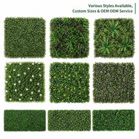 Panneau mural végétal artificiel Milan Grass pour devanture de magasin, balcon, jardin, clôture, mur de fond vert intérieur, décoration paysagère