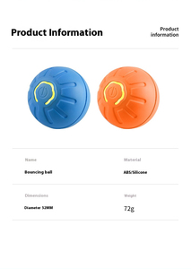 Nuova Palla Giocattolo Elettrica Intelligente per Cani 2025 - Gioco Interattivo LED Automatico Rotolante e Rimbalzante per Cani e Gatti - Product Image 6