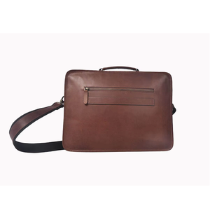 Genuine Leather Business Laptop Bag for Men Stylish Office <b>Briefcase</b> Shoulder Carry Computer Travel Organizer - Product Image 2