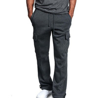 Pantalon de jogging Cargo de sport taille moyenne décontracté pour hommes Meilleur pantalon de club pro à cordon avec bas de survêtement