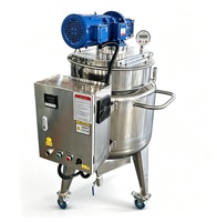 Vente en gros 100 litres chauffage électrique 316 récipient en acier inoxydable 220V mélangeur sous vide machine huile cosmétique lotion produits chimiques