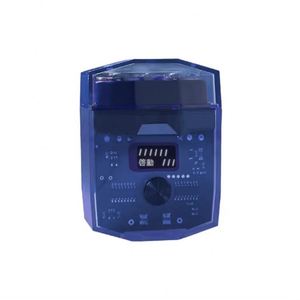 Afeitadora Eléctrica Transparente de Doble Cabezal de Acero Inoxidable para Hombre, Pantalla Digital de Alta Potencia, Duradera, Resistente al Agua y Recargable - Product Image 6