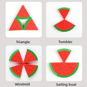 Creative Realistic Watermelon Slice Toy Simulation Fruit Model Set Multifunctional Educational Sensory Play Prop for Kids - Product Image 3