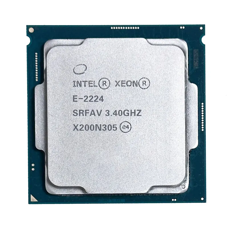 Процессор Intel Xeon E2224 E-2224 8 м кэш-памяти 3,40 ГГц