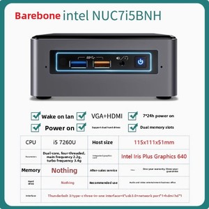 Intel Micro Office Mini PC con Intel Core I7 4GB GDDR4 Memoria de <span class=keywords><strong>video</strong></span> Quad Core <span class=keywords><strong>DDR4</strong></span> RAM SSD Windows 10 1 año de garantía Nuevo - Product Image 6