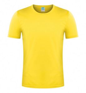 เสื้อยืดเปล่าทรงปกติสำหรับผู้ชาย สำหรับแคมเปญหาเสียง เสื้อผ้าสตรีทแวร์ เสื้อเจอร์ซีย์ระบายอากาศได้ดี สำหรับเล่นกีฬา ผลิตจากโพลีเอสเตอร์ 100% แขนสั้น - Product Image 5