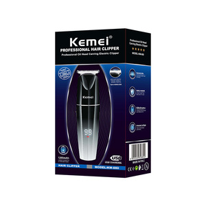 เครื่องตัดผมมืออาชีพ Kemei รุ่น KM-880 ชาร์จไฟได้ผ่าน USB พร้อมหน้าจอดิจิตอล ความเร็ว 7000-9000 รอบต่อนาที มอเตอร์แบบแปรงถ่าน - Product Image 1
