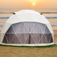 Dôme de glamping de luxe entièrement personnalisable OEM ODM pour projet de complexe écologique, résistant au vent, directement de l'usine
