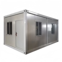 Conteneur d'expédition pratique, modulaire, mobile, préfabriqué, portable, en structure acier, à bas prix, pour hôtel ou atelier