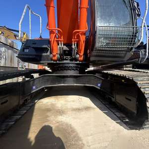 Excavatrice sur chenilles d'occasion ZX350 35T avec flèche longue portée, moteur Hitachi, pompe à engrenages pour dragage de rivières, contrôle des inondations, aménagement de talus 2024 - Product Image 5