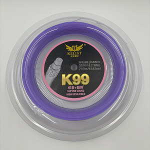 PRO99 racchette da <span class=keywords><strong>Badminton</strong></span> in Nylon ad alta elasticità con cordoncino da racchetta da 0.61mm 200m mulinello viola <span class=keywords><strong>Badminton</strong></span> prodotti - Product Image 1