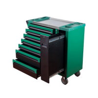 Armoire à outils roulante robuste à 7 tiroirs, personnalisable OEM, avec porte latérale, chariot à outils en métal pour garage