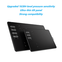 Kstar P5 Antarmuka USB Tablet Digital untuk Kantor/Menggambar 5080 LPI Resolusi Pena 16384 Tingkat Tekanan 8 Tombol yang Dapat Disesuaikan 330
