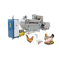 Ligne compacte d'abattage de volailles / Équipement d'abattoir mobile / Machines d'abattoir